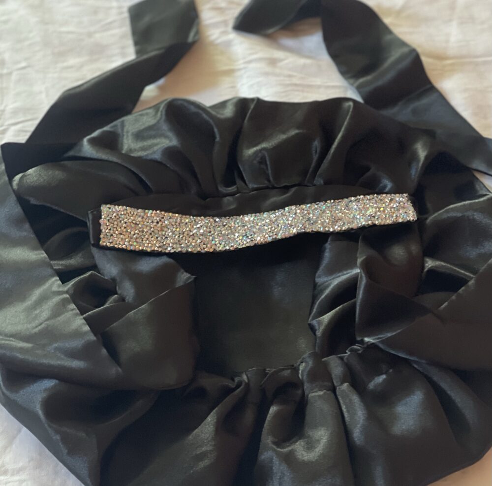 Satin Tie Bonnet