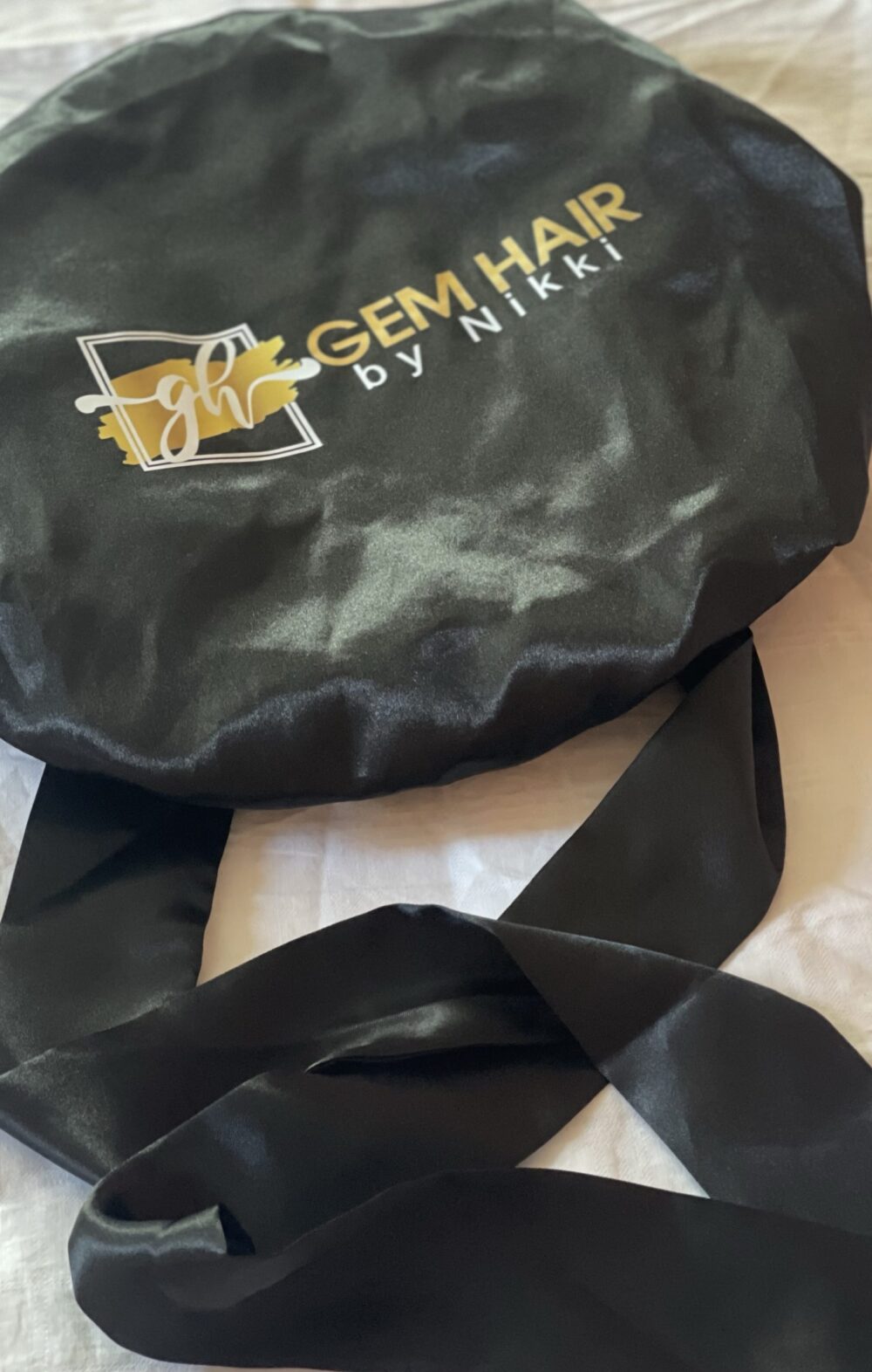 Satin Tie Bonnet - Image 2
